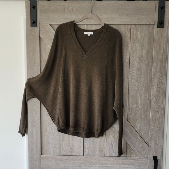 DON’T ASK WHY, knit sweater, One Size, dark army green - Picture 9 of 10